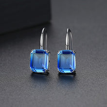 Load image into Gallery viewer, Exquisite square drop earrings