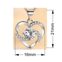 Load image into Gallery viewer, Heart pendant necklace