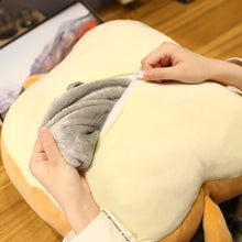 Load image into Gallery viewer, Toast plush with a blanket
