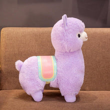 Load image into Gallery viewer, Cute saddled alpaca plush
