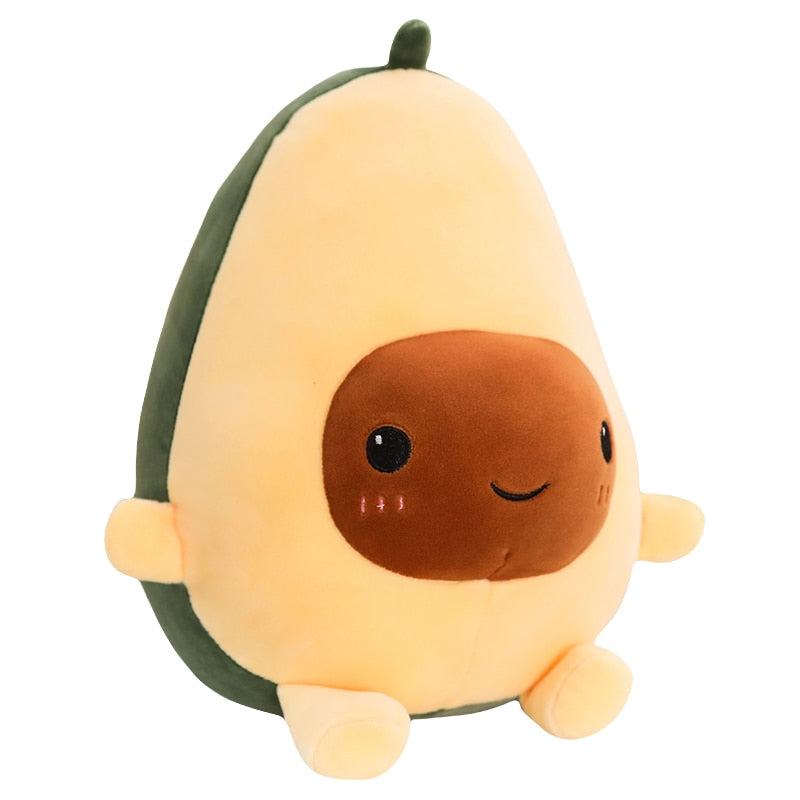 Half avocado plush