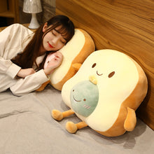 Load image into Gallery viewer, Toast plush with a blanket
