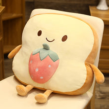 Load image into Gallery viewer, Toast plush with a blanket
