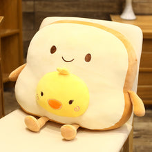 Load image into Gallery viewer, Toast plush with a blanket
