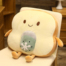 Load image into Gallery viewer, Toast plush with a blanket
