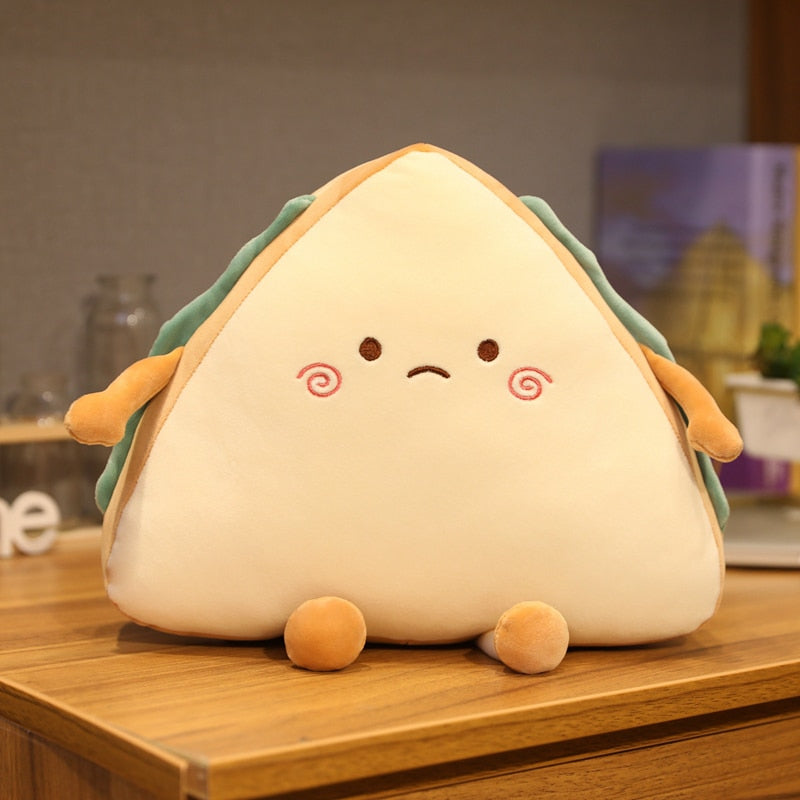 Emotion triangle toast plush