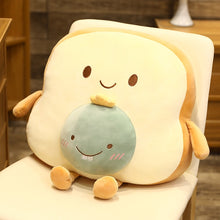 Load image into Gallery viewer, Toast plush with a blanket
