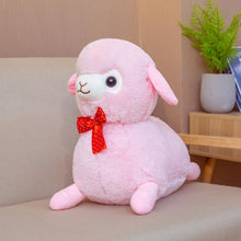 Load image into Gallery viewer, Cute saddled alpaca plush
