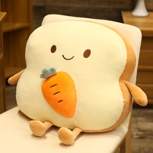 Load image into Gallery viewer, Toast plush with a blanket
