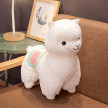 Load image into Gallery viewer, Cute saddled alpaca plush
