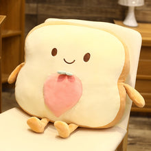 Load image into Gallery viewer, Toast plush with a blanket
