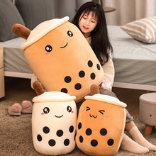 Load image into Gallery viewer, Boba milk tea plush
