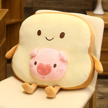 Load image into Gallery viewer, Toast plush with a blanket
