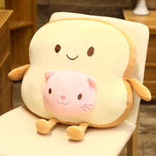 Load image into Gallery viewer, Toast plush with a blanket
