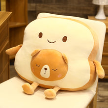 Load image into Gallery viewer, Toast plush with a blanket
